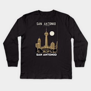 San Antonio Kids Long Sleeve T-Shirt